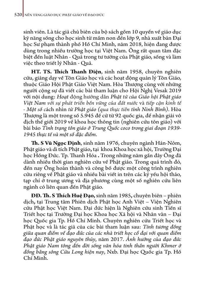 image for page Nền tảng giáo dục phật giáo về đạo đức