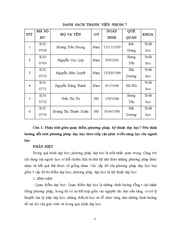 image for page Phương pháp, kỹ thuật, phương tiện, hình thức tổ chức dạy học