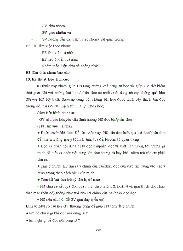 image for page Phương pháp, kỹ thuật, phương tiện, hình thức tổ chức dạy học