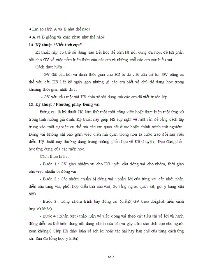 image for page Phương pháp, kỹ thuật, phương tiện, hình thức tổ chức dạy học