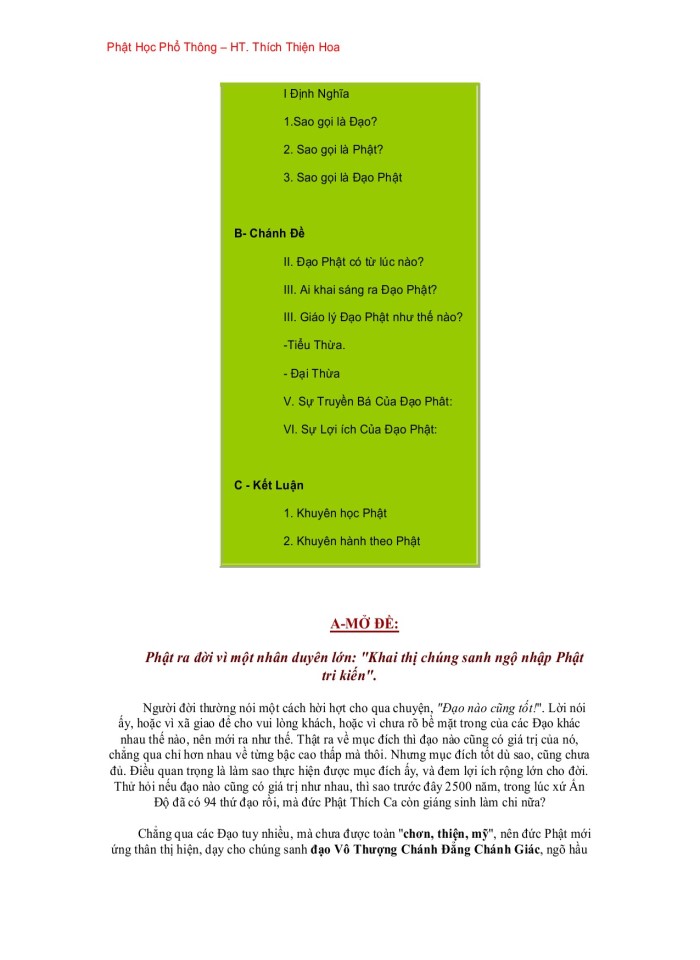 image for page Phật Học Phổ Thông