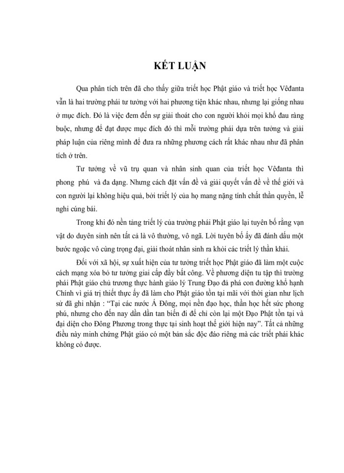 image for page Sự tương đồng và khác biệt giữa triết học Phật giáo & triết học Vêđanta ở Ấn Độ thời cổ đại