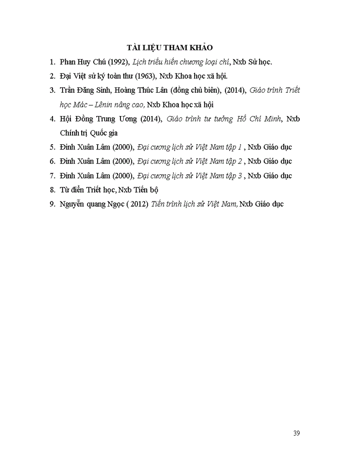 image for page Bài điều kiện môn triết học trong các khoa học triết học trong sử học