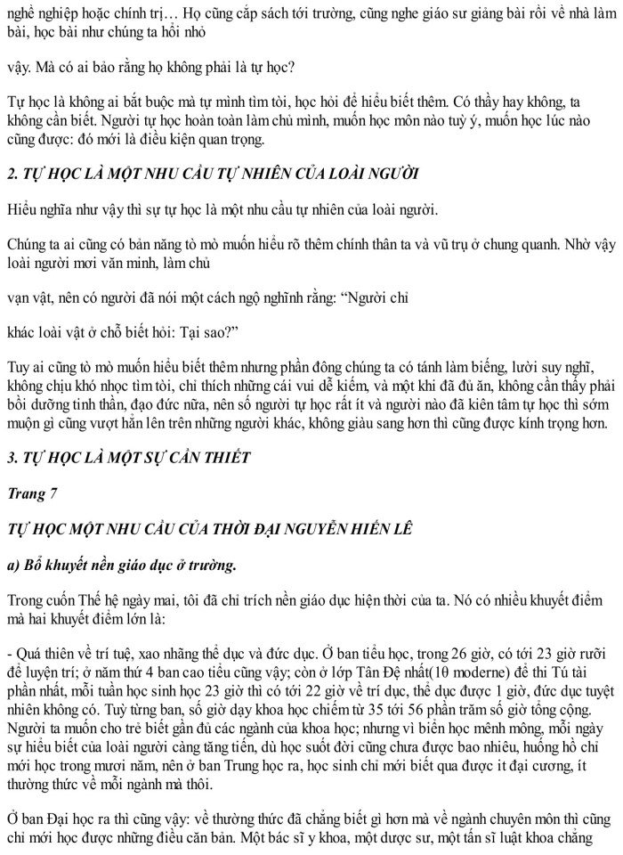 image for page Tự học một nhu cầu của thời đại
