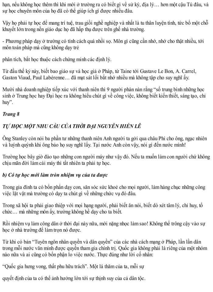 image for page Tự học một nhu cầu của thời đại