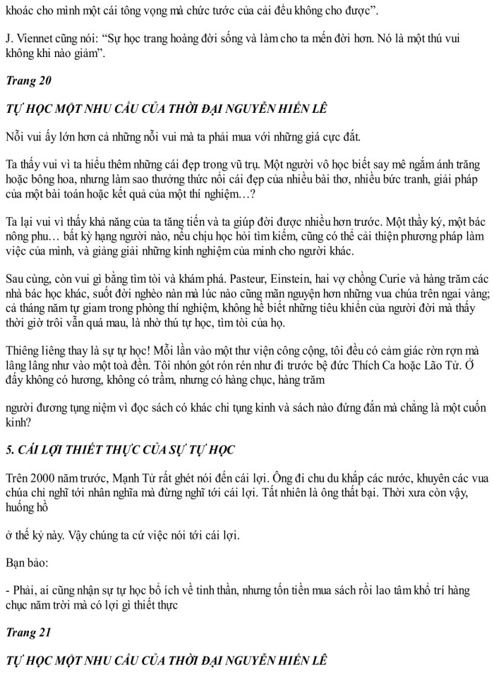 image for page Tự học một nhu cầu của thời đại