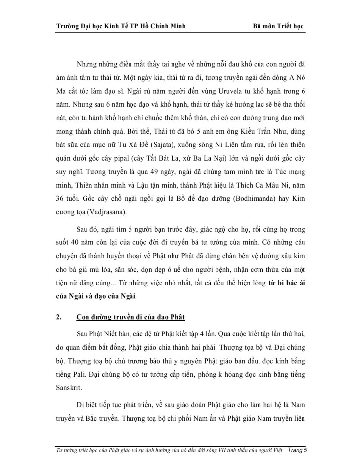 image for page Tư tưởng triết học của phật giáo và sự ảnh hưởng của tư tưởng triết học phật giáo đến đời sống văn hóa tinh thần của người việt