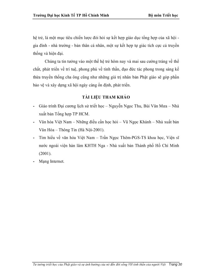 image for page Tư tưởng triết học của phật giáo và sự ảnh hưởng của tư tưởng triết học phật giáo đến đời sống văn hóa tinh thần của người việt