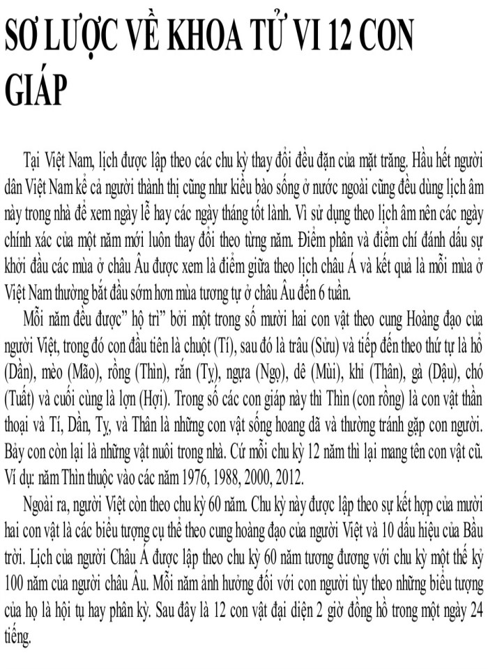 image for page Tử Vi: Khoa Học Hay Mê Tín