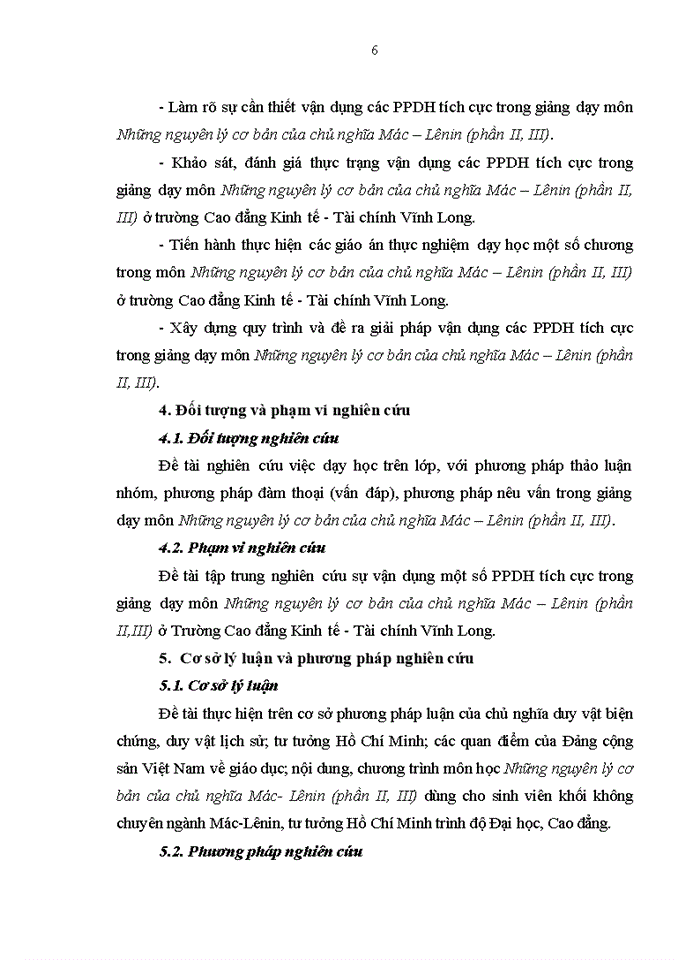 image for page Vận dụng các phương pháp dạy học tích cực trong giảng dạy môn những nguyên lý cơ bản của chủ nghĩa mác – lênin (phần ii, iii ) ở trường cao đẳng kinh tế - tài chính vĩnh long