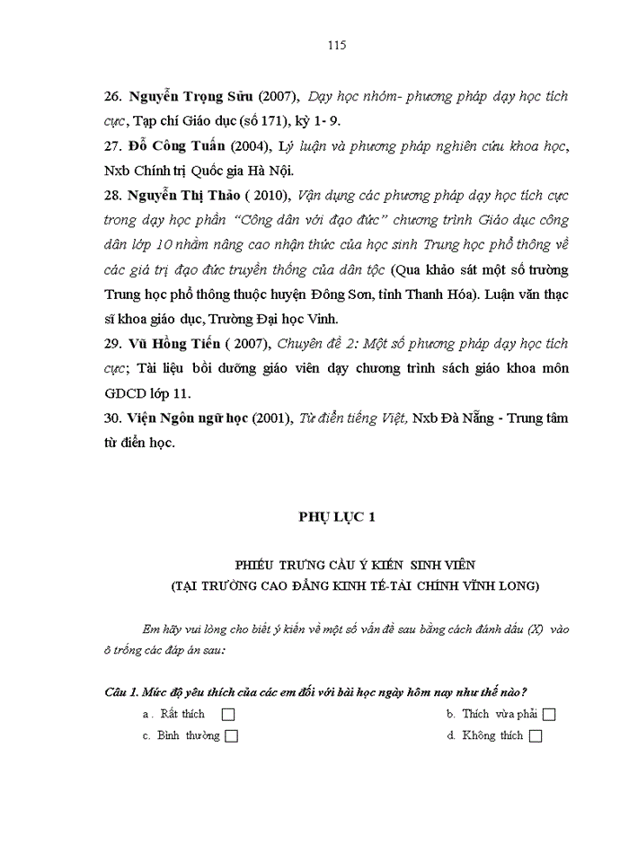 image for page Vận dụng các phương pháp dạy học tích cực trong giảng dạy môn những nguyên lý cơ bản của chủ nghĩa mác – lênin (phần ii, iii ) ở trường cao đẳng kinh tế - tài chính vĩnh long