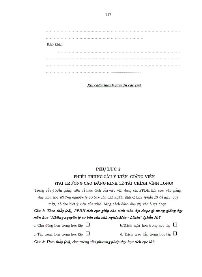 image for page Vận dụng các phương pháp dạy học tích cực trong giảng dạy môn những nguyên lý cơ bản của chủ nghĩa mác – lênin (phần ii, iii ) ở trường cao đẳng kinh tế - tài chính vĩnh long