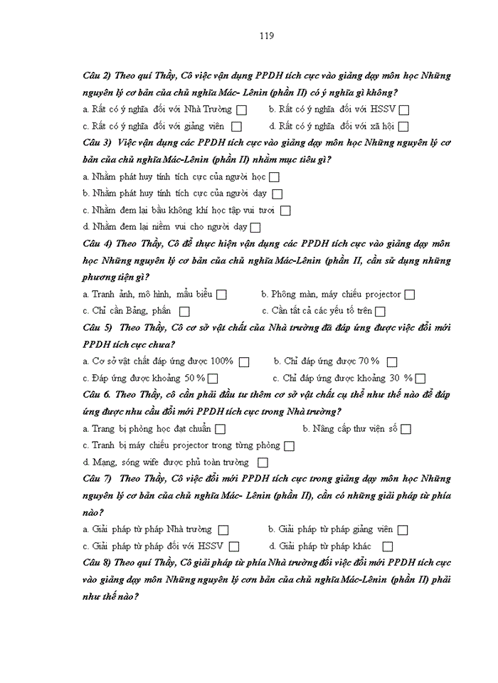 image for page Vận dụng các phương pháp dạy học tích cực trong giảng dạy môn những nguyên lý cơ bản của chủ nghĩa mác – lênin (phần ii, iii ) ở trường cao đẳng kinh tế - tài chính vĩnh long