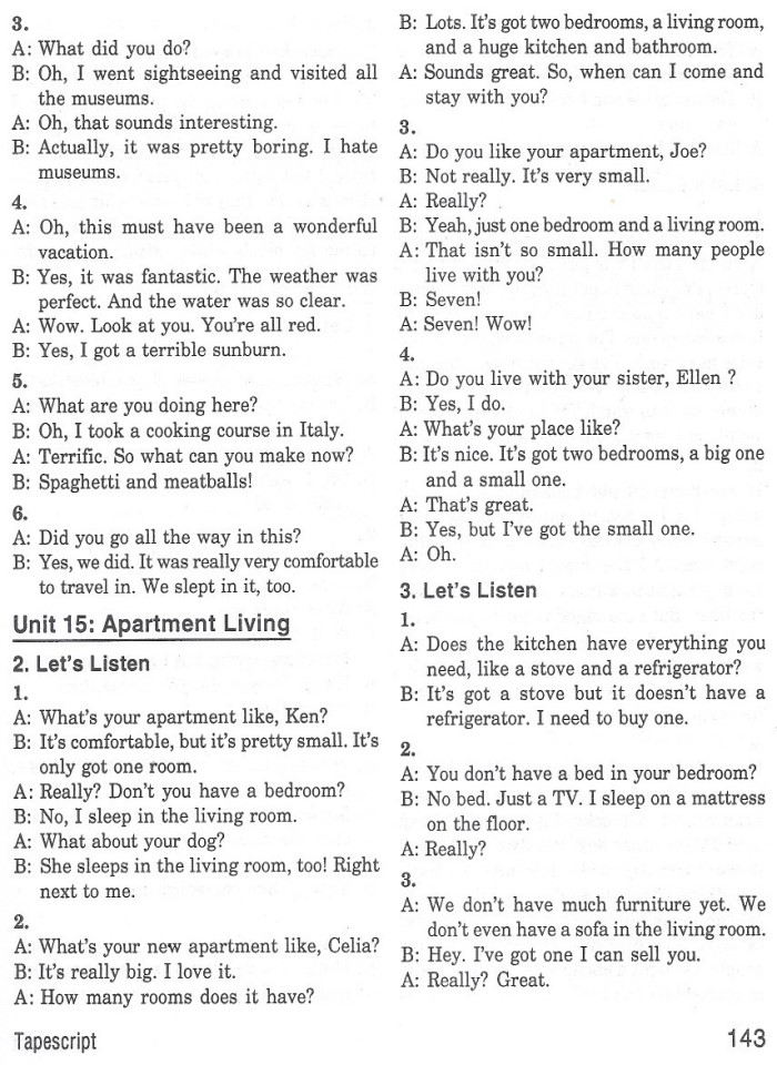 image for page Basic tactics for listenning tapescript