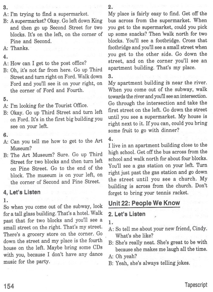 image for page Basic tactics for listenning tapescript