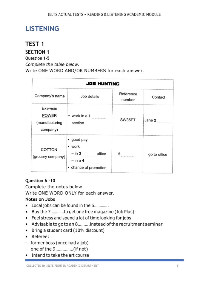 image for page IELTS Actual Tests 2019