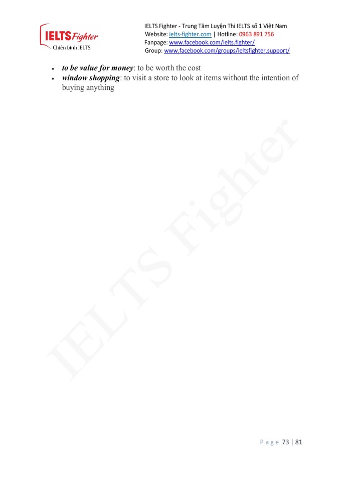 image for page Từ vựng 20 chủ đề trong ielts speaking