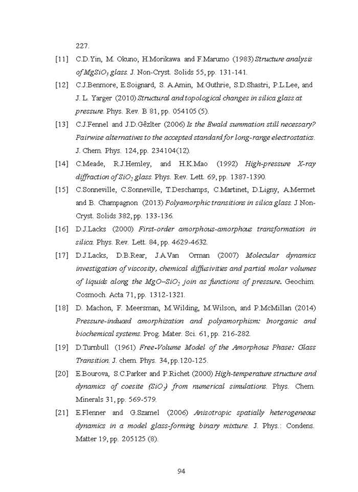 image for page Nghiên cứu đặc trưng cấu trúc và động học của các vật liệu SiO2 và MgSiO3 lỏng