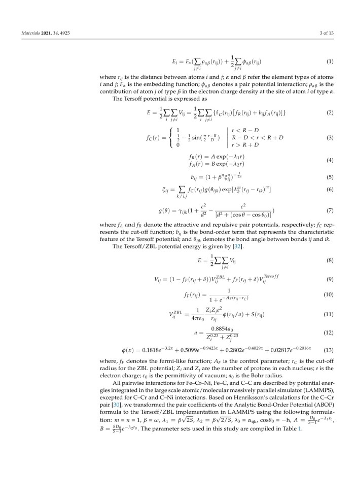 image for page Ảnh hưởng của điện áp phân cực cơ chất lên cấu trúc của màng carbon giống kim cương trên thép không gỉ AISI 316L: Nghiên cứu mô phỏng động lực học phân tử