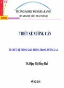 Tổ chức hệ thống giao thông trong xưởng cán