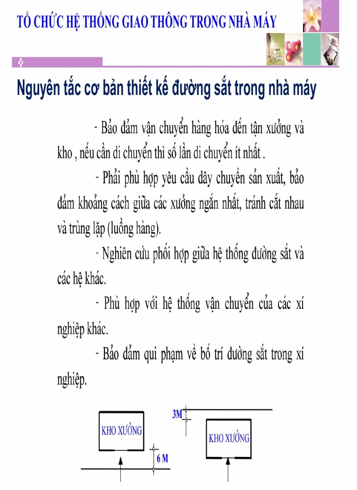 image for page Tổ chức hệ thống giao thông trong xưởng cán