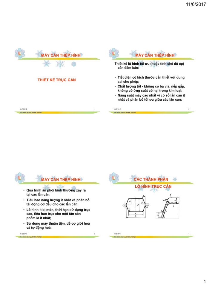 Thiết kế trục cán