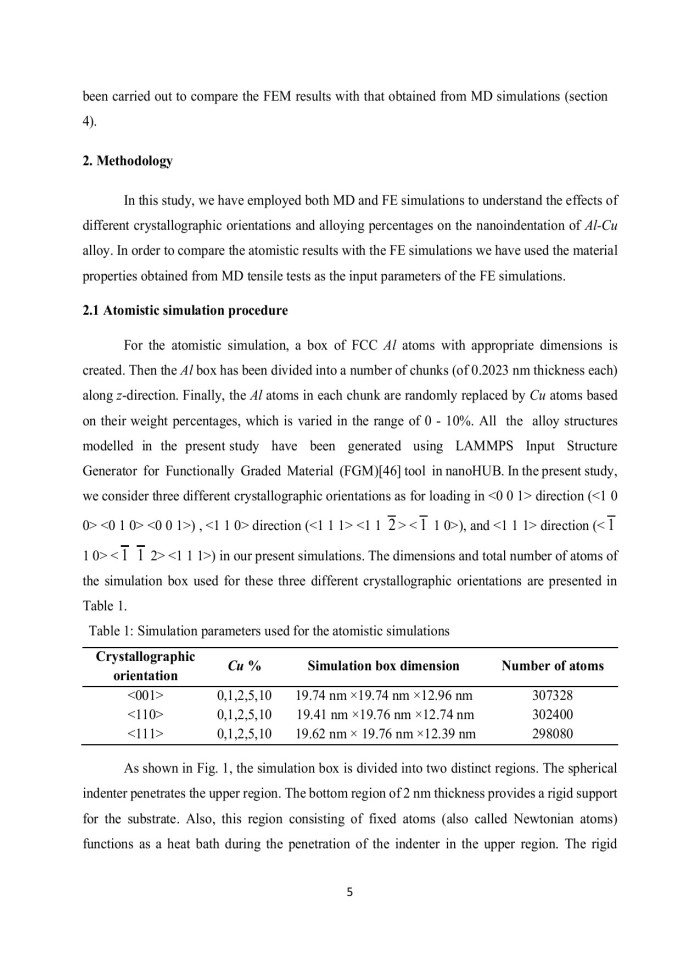 image for page Numerical Investigation of Mechanical Properties of Aluminum-Copper Alloys at Nanoscale
