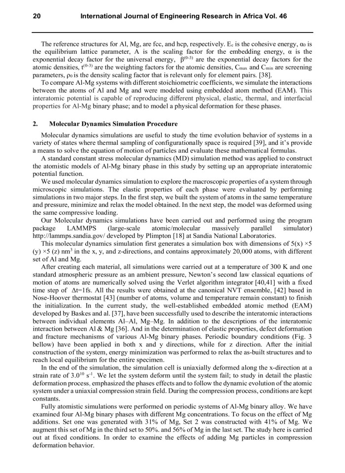 image for page Compression Behavior of Al-Mg Phases, Molecular Dynamics Simulation