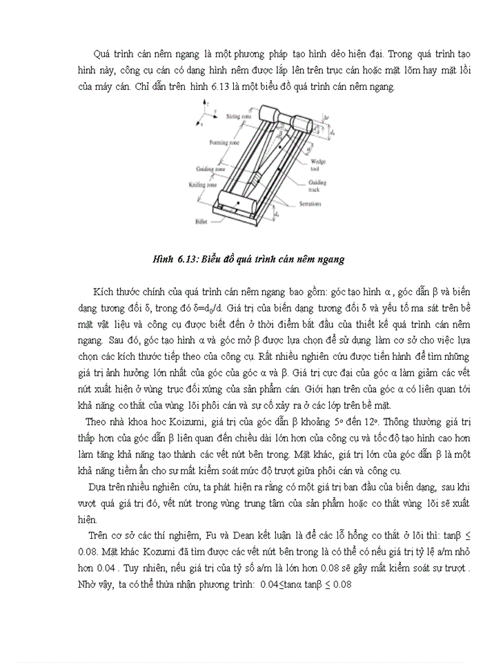 image for page Thiết kế một xưởng cán thép hình liên tục với các sản phẩm chính là thép xây dựng với năng suất 30 vạn tấn/năm