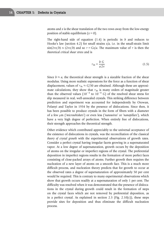 image for page Introduction to Dislocations