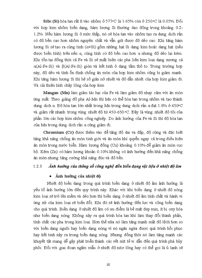image for page Nghiên cứu ảnh hưởng của nhiệt độ đến sự thay đổi cấu trúc mạng tinh thể của hợp kim nhôm ma giê khi biến dạng ở nhiệt độ âm bằng phương pháp mô phỏng số động học phân tử.