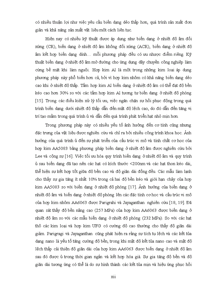 image for page Nghiên cứu ảnh hưởng của nhiệt độ đến sự thay đổi cấu trúc mạng tinh thể của hợp kim nhôm ma giê khi biến dạng ở nhiệt độ âm bằng phương pháp mô phỏng số động học phân tử.
