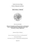 Effect of Composition and Microstructure on Mechanical and Corrosion Properties in Magnesium Alloys with a Potential for Medical Applications