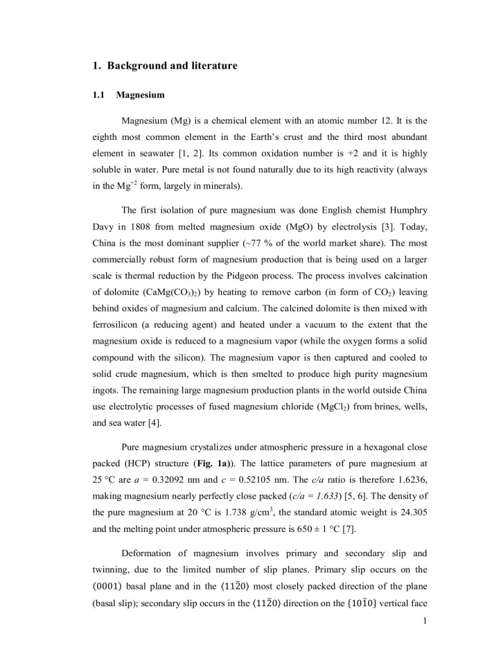image for page Effect of Composition and Microstructure on Mechanical and Corrosion Properties in Magnesium Alloys with a Potential for Medical Applications