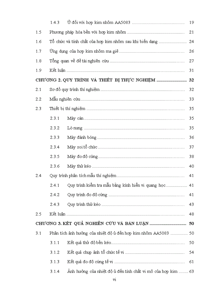 image for page Nghiên cứu ảnh hưởng của nhiệt độ ủ đến khả năng biến dạng và cơ tính của hợp kim nhôm ma giê.