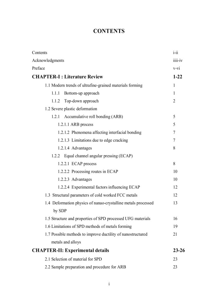 image for page Development of ultra-fine grained aluminium by severe plastic deformation