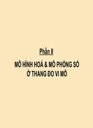 Mô hình hoá & mô phỏng số ở thang đo vi mô