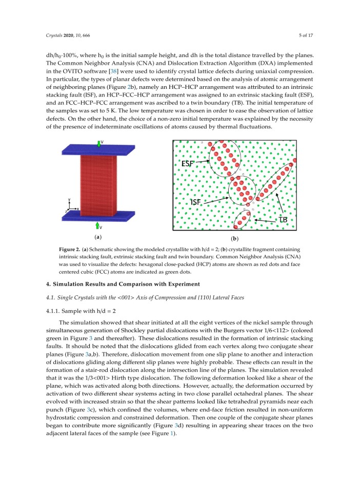 Materials and Geometric Analysis of Shear Crystallography