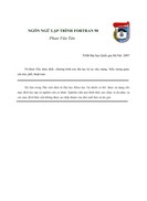 Ngôn ngữ lập trình fortran 90
