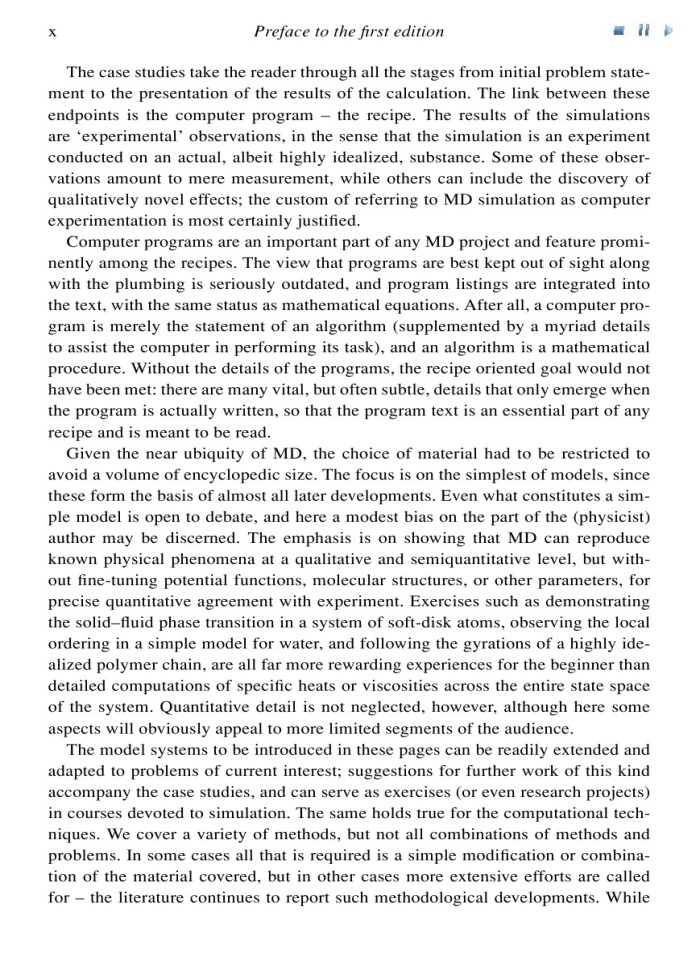 image for page The art of molecular dynamics simulation