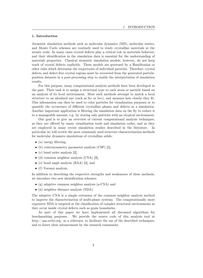image for page Structure identification methods for atomistic simulations of crystalline materials