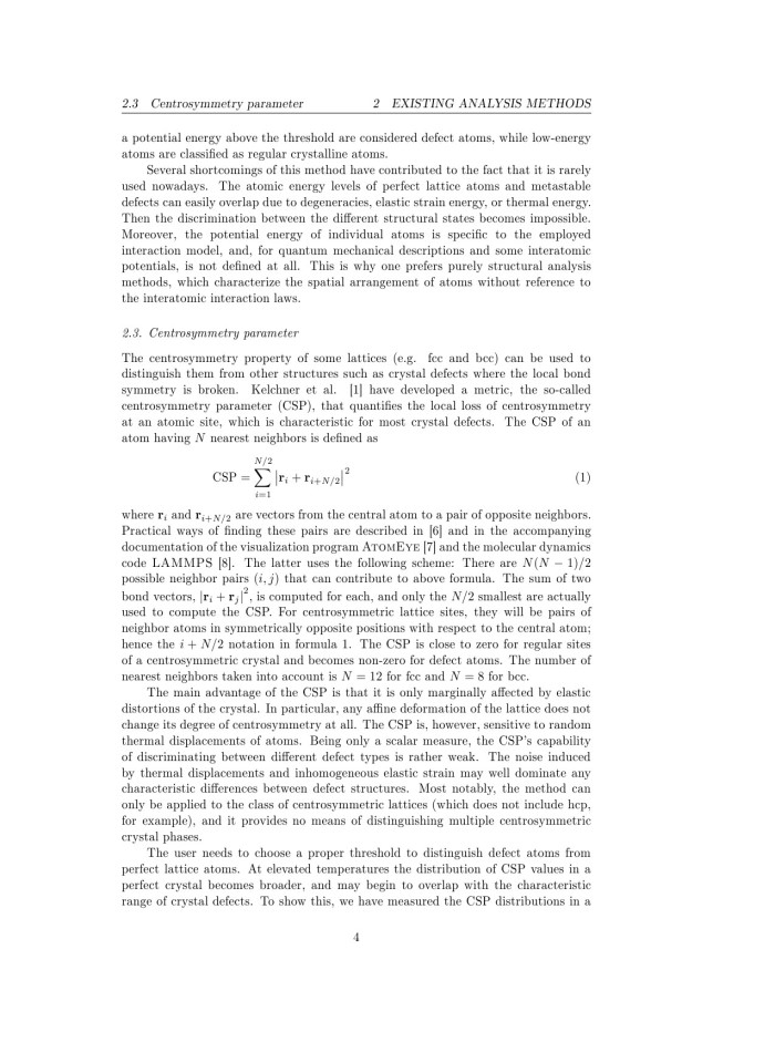 image for page Structure identification methods for atomistic simulations of crystalline materials