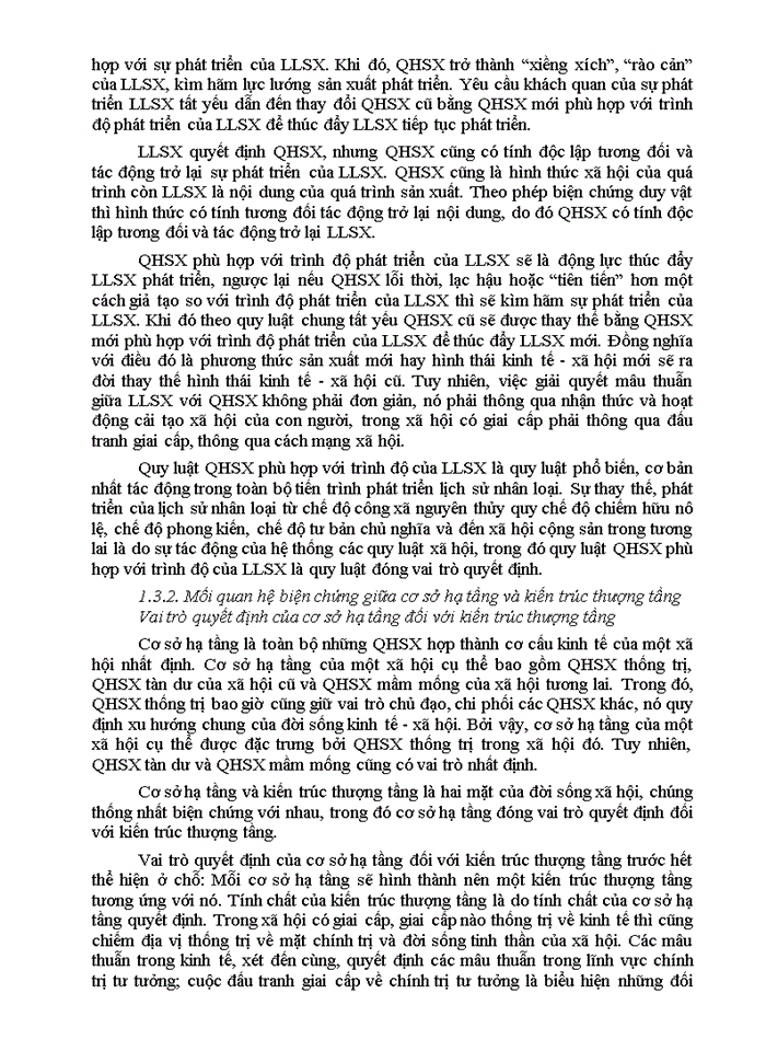 image for page Lý luận hình thái kinh tế - xã hội của triết học Mác - Lênin và sự vận dụng vào thực tiễn ở Việt Nam để làm tiểu luận kết thúc môn học.