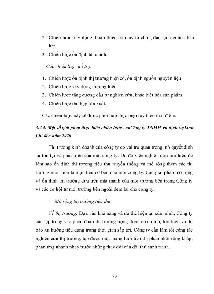 image for page Hoạch định chiến lƣợc kinh doanh của công ty tnhh và dịch vụ linh chi đến năm 2020