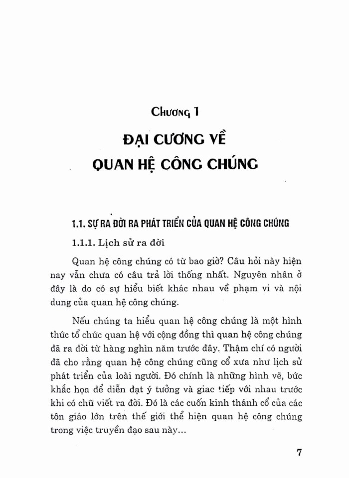 image for page Giáo trình quan hệ công chúng