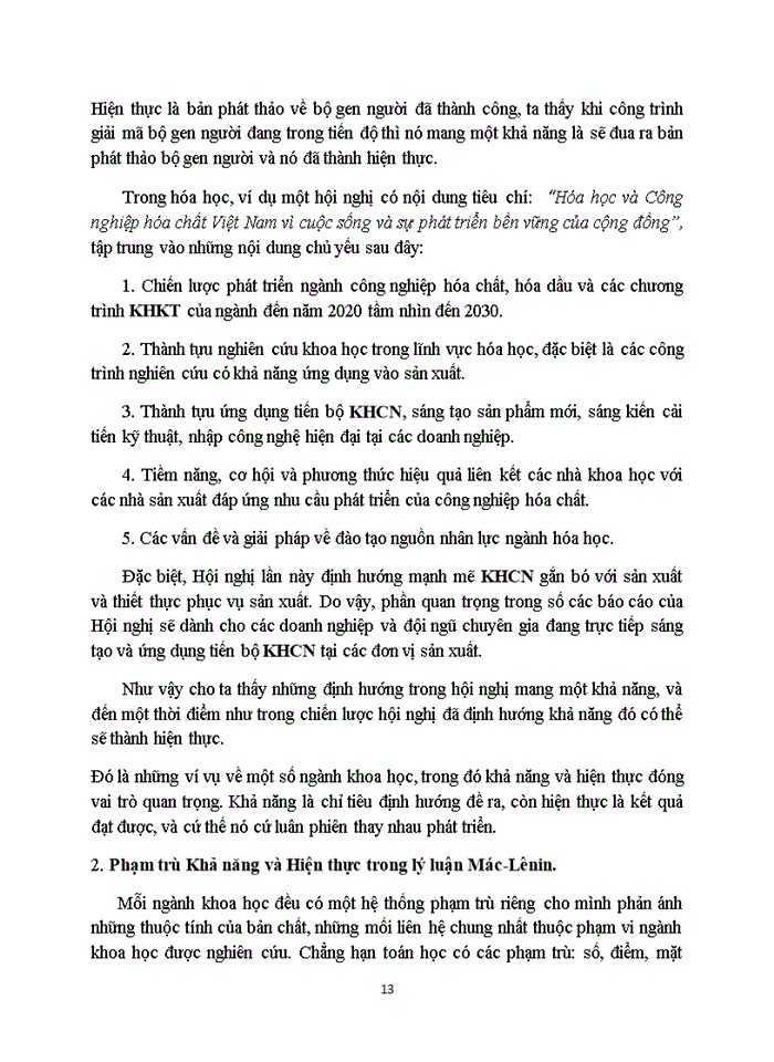 image for page Cặp phạm trù khả năng-hiện thực trong triết học mác-lênin và ý nghĩa của nó đối với việc định hướng nhận thức của sinh viên trường đh khoa học xã hội & nhân văn hiện nay