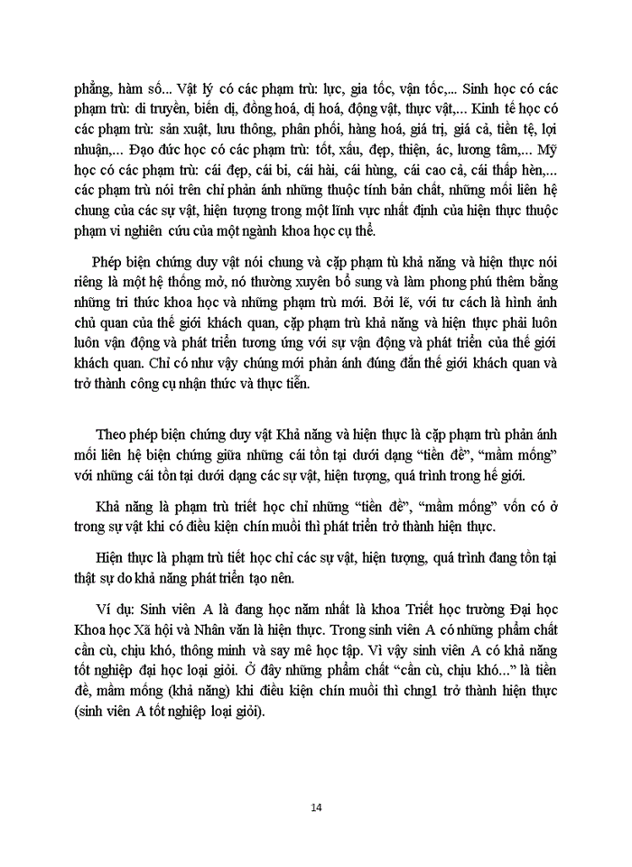 image for page Cặp phạm trù khả năng-hiện thực trong triết học mác-lênin và ý nghĩa của nó đối với việc định hướng nhận thức của sinh viên trường đh khoa học xã hội & nhân văn hiện nay