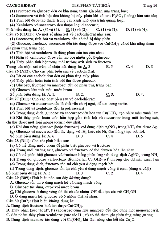 image for page Lý thuyết và và phần dạng bài tập cương cacbohidrat