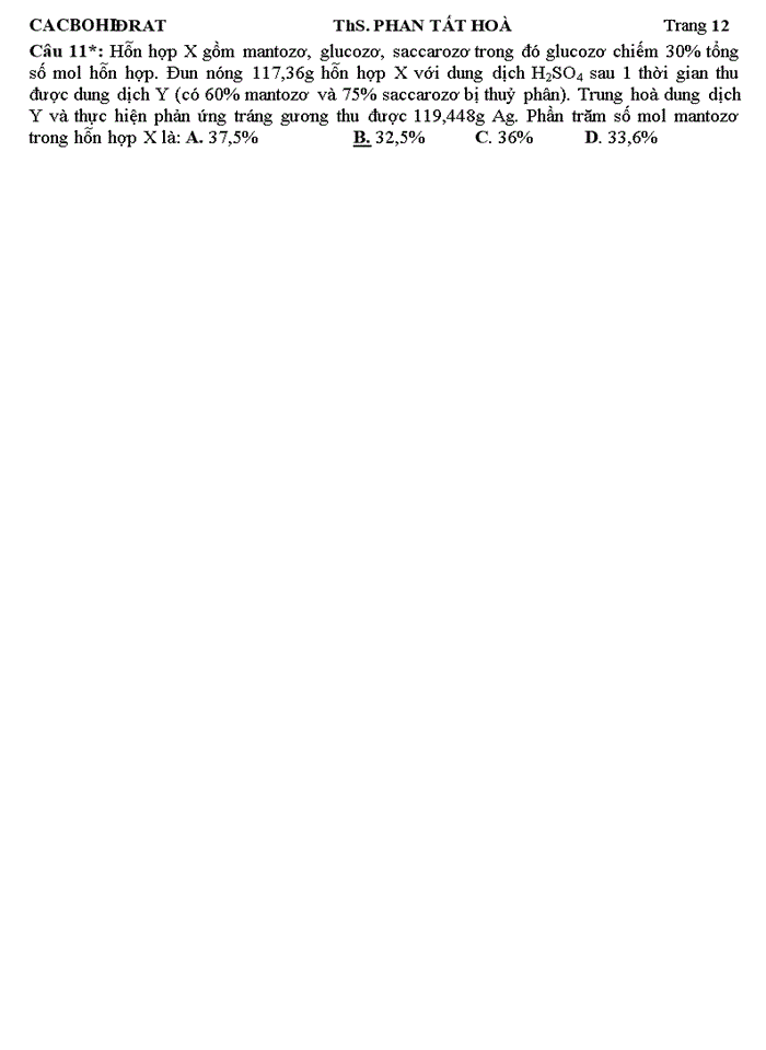 image for page Lý thuyết và và phần dạng bài tập cương cacbohidrat