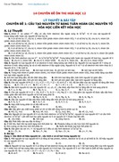 14 chuyên đề ôn thi hoá học 12